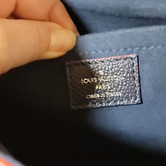 Authentic LV Amplant Shoulder bag marignan color|dark navy blue looks like black - Picture 8 of 9